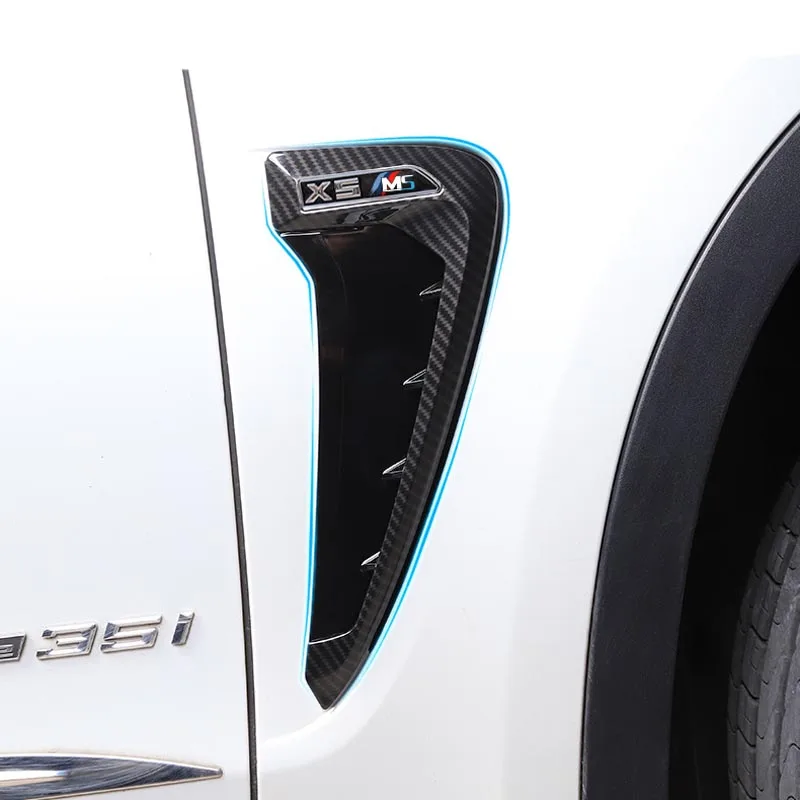 Car Styling Kit for 2014-2018 BMW Xdrive Emblem X5 F15 X5M F85 Shark Gills Side Fender Vent Mesh Decoration 3D Stickers | Автомобили и