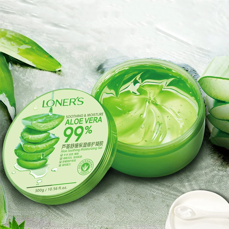 300g 99% алоэ смягчающий уход за кожей лица/рук/гель для тела гель кожи с вера Уход