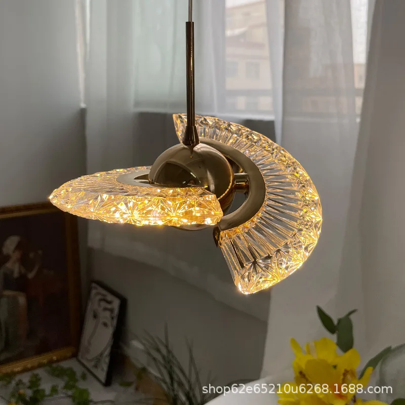Post-modern Bar Chandelier Creative Personality Angel Wings LED Designer Hotel Room Bedroom Bedside Lamps