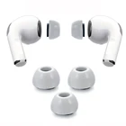 Насадки для наушников с эффектом памяти, Силиконовые Мягкие шумоподавляющие Сменные наушники SML, кепка для наушников для Airpods Pro