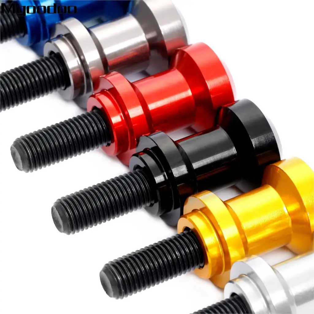 Mgoodoo CNC алюминиевые мотоциклетные катушки 10 мм Swingarm Слайдеры для Yamaha YZF750/1000