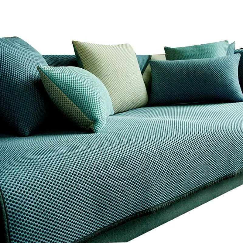 45 чехол для дивана в гостиную серый цвет современное Угловое полотенце подушка