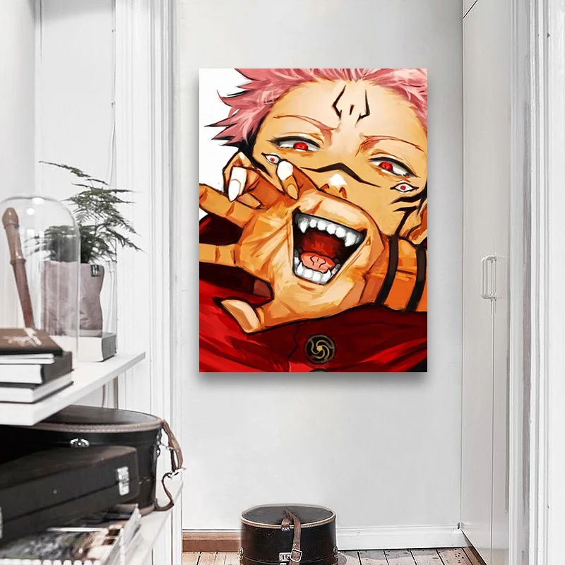 

Wall Art HD Prints Japan Anime Jujutsu Kaisen Canvas Painting Yuji Itadori Poster Home Decoration Modular Pictures Frame Artwork