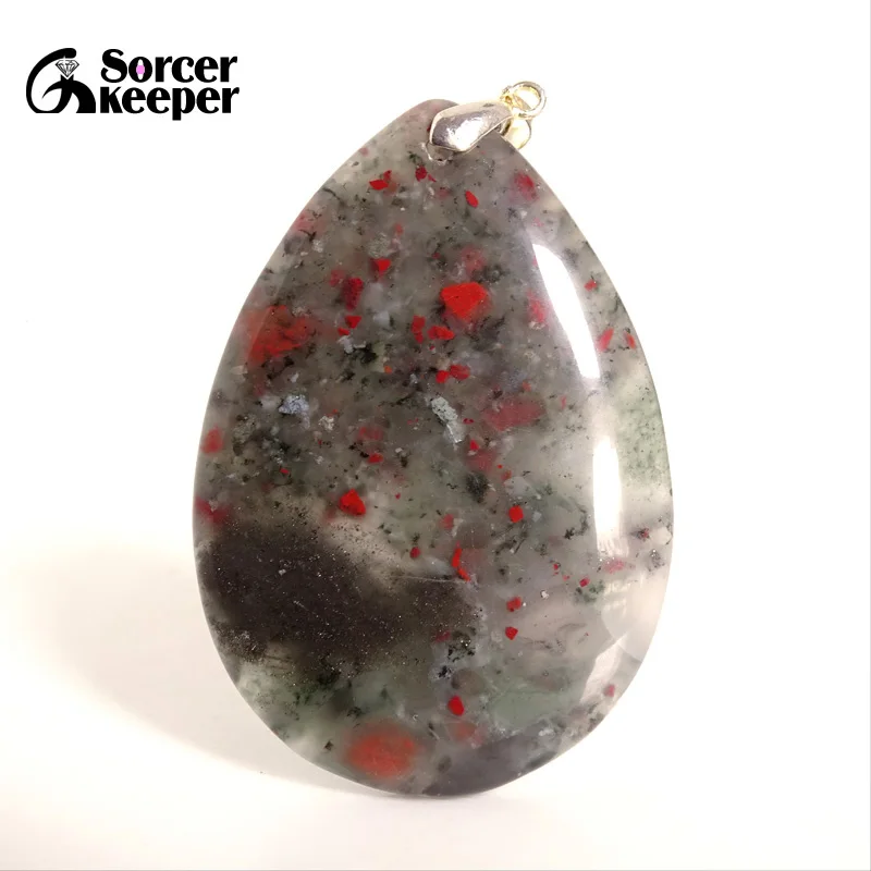 Ожерелье новинка ожерелье с подвеской натуральный кристалл камень кровяной бусы