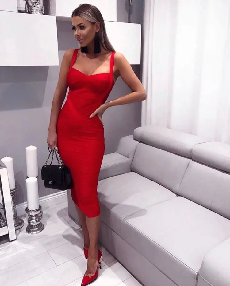 Облегающее вискозное платье до колен без рукавов 11 цветов|dress straight|dress batdresses dubai |
