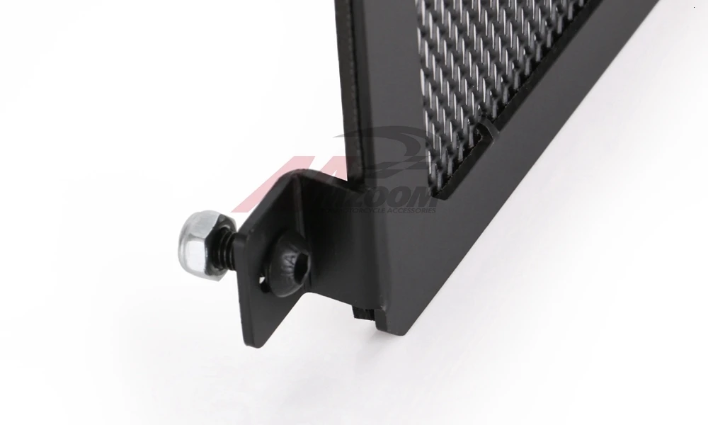 BLACK Motorcycle Radiator Guard Grille Oil Cooler Cover Street Bike Racing For KAWASAKI Z650 NINJA650 NINJA 650