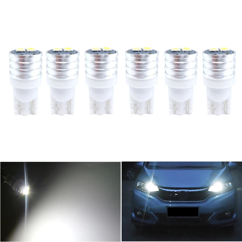 

6x T10 W5w Led Bulb 5050 Smd 194 168 Led Lamp Car Parking Light For Toyota C-Hr Corolla Rav4 Yaris Avensis Camry Chr
