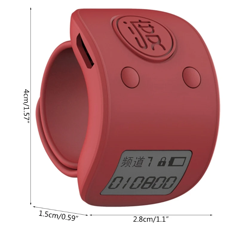 Mini Digital LCD Electronic Finger Ring Hand Tally Counter 6 Digit Rechargeable Counters Clicker | Электроника