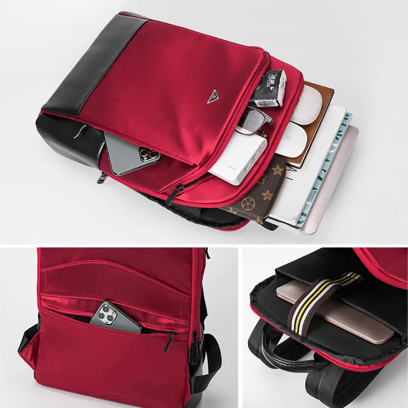 

Classic Backpack Laptop 13.3inch Red Blue Black Backpack Travel Bag