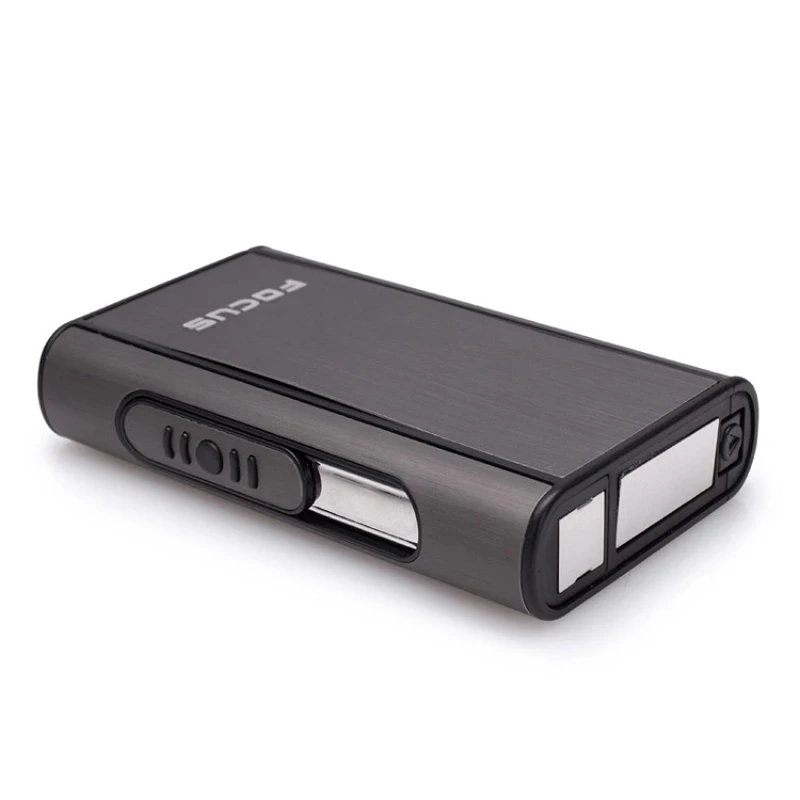 FOCUS Cigarette чехол шлифованный алюминий металлический Карманный держатель 8 шт.