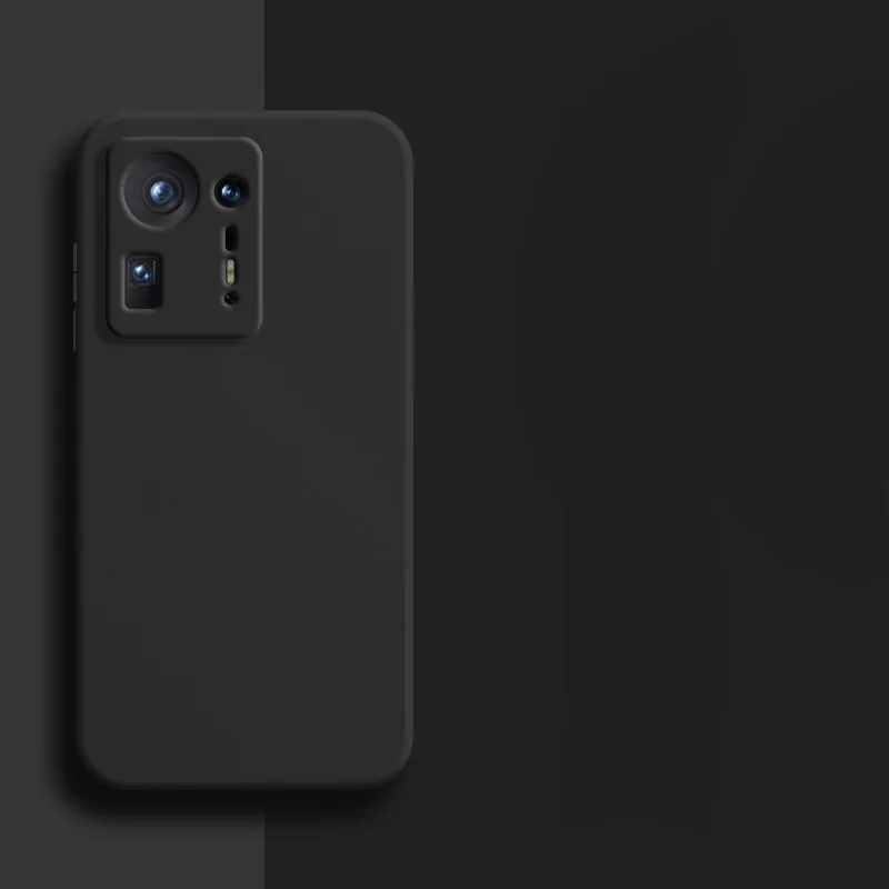Liquid Silicone Cover For Xiaomi Mix 4 Case For Xiaomi Mix 4 3 3s 2 Case Soft Phone Protective Bumper For Xiaomi Mi 11 10 9 Pro
