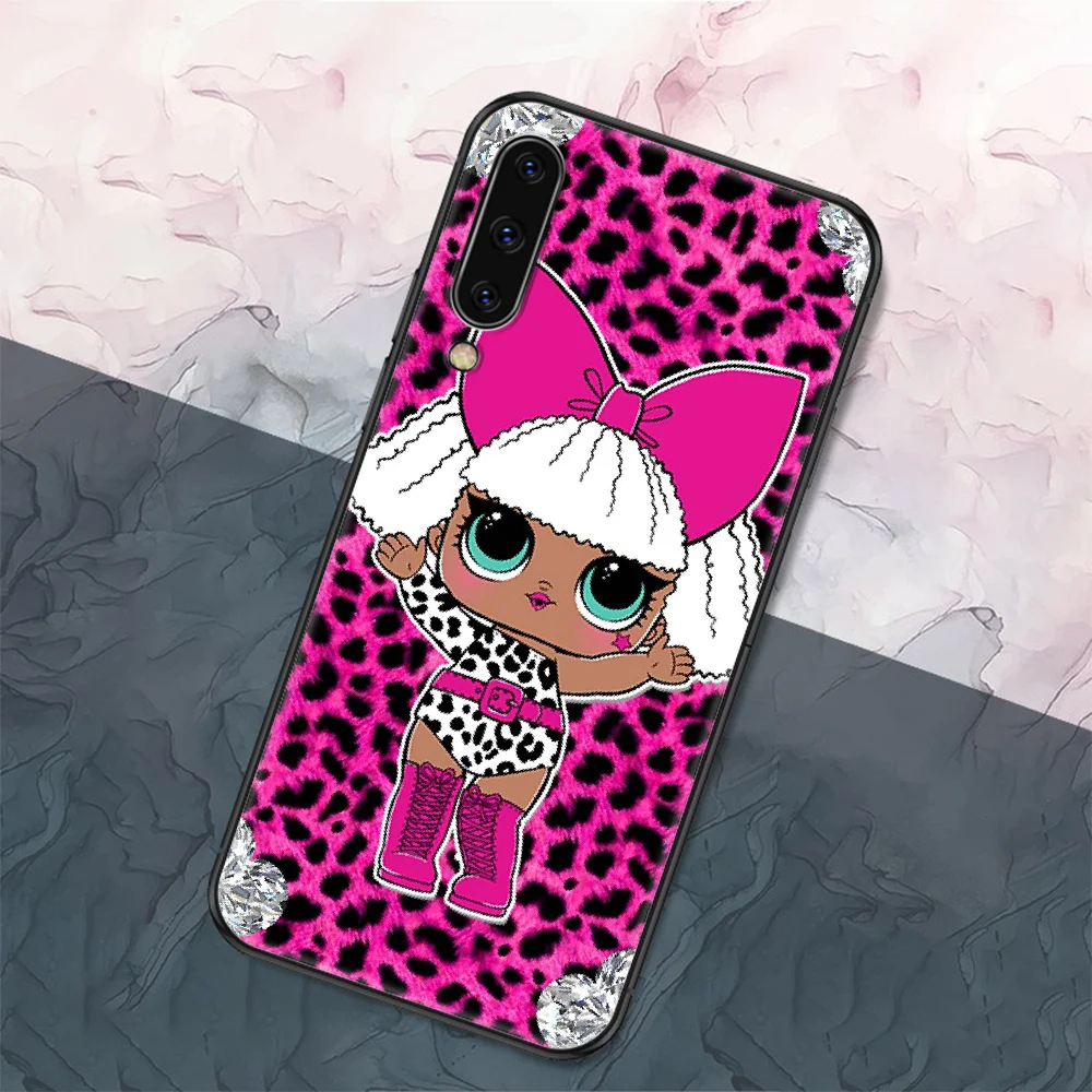

Surprise Girl Phone case For Samsung Galaxy A 3 5 7 8 10 20 21 30 40 50 51 70 71 E S 2016 2018 4G black painting prime 3D coque