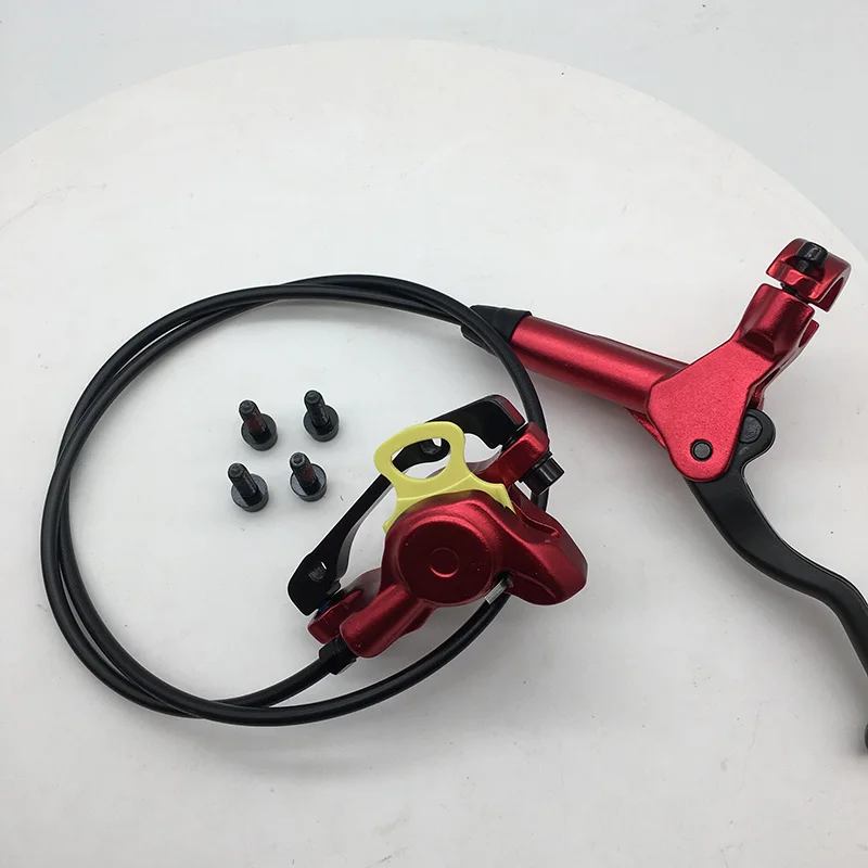 Red front only Zoom HB-875 тормоз велосипед mtb Гидравлический дисковый тормоз набор зажим горный велосипед тормоз лучше, чем M395 M447 - Цвет: Red front only