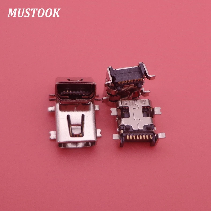 

Для мини 8Pin USB разъем для MP3 MP4 GPS и т. Д., 4 фута SMT 100 шт.