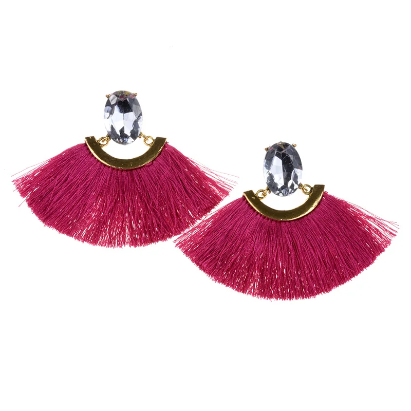 PPG &amp PGG брендовые этнические длинные серьги с кисточками женские модные