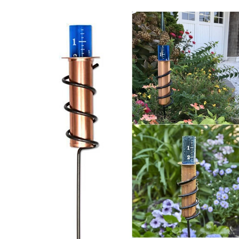 

World's Coolest Copper Rain Gauge Accurate Floating Rain Gauge for Lawn Garden Dropshipping