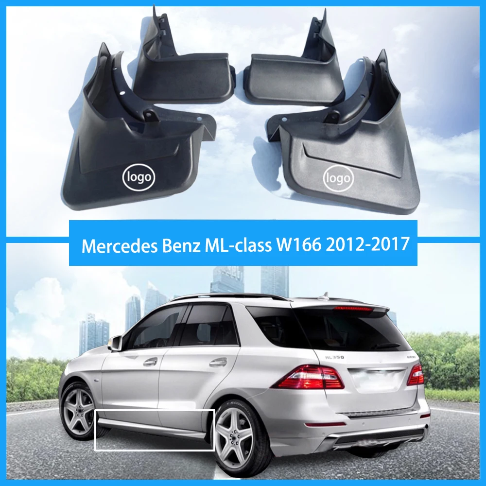 Для Benz ML-class W164 W166 Брызговики benz ML350 ML400 Брызговики автомобильные аксессуары авто Стайлинг 2007