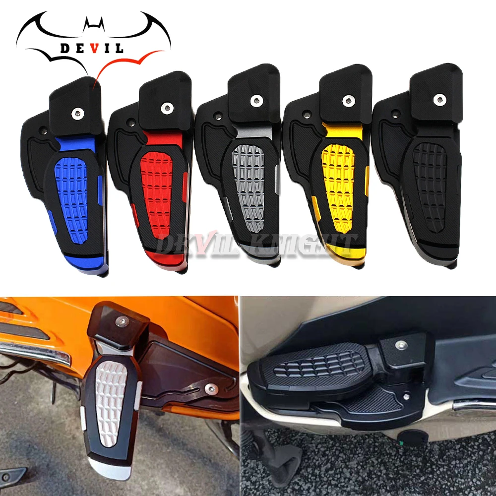 

Складная Педаль для Vespa Primavera Sprint 150 2018, мотоциклетная задняя пассажирская педаль для Vespa Primavera Sprint 150 2017