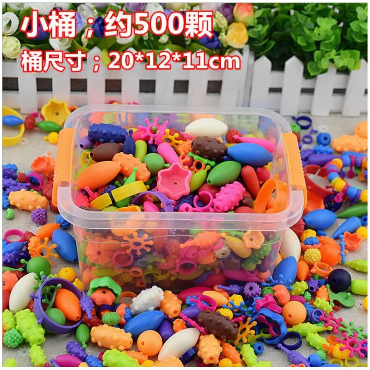 1000 шт. набор бусин для изготовления ожерелья браслета кольца | Игрушки и хобби