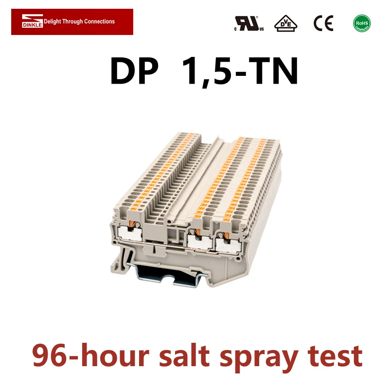 Клеммная колодка для Din-рейки пружинная клетка Din DP1.5-TN