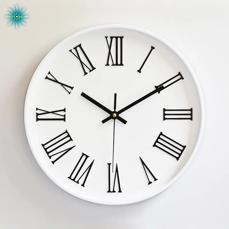 2019 новые классические настенные часы в современном стиле винтажные круглые