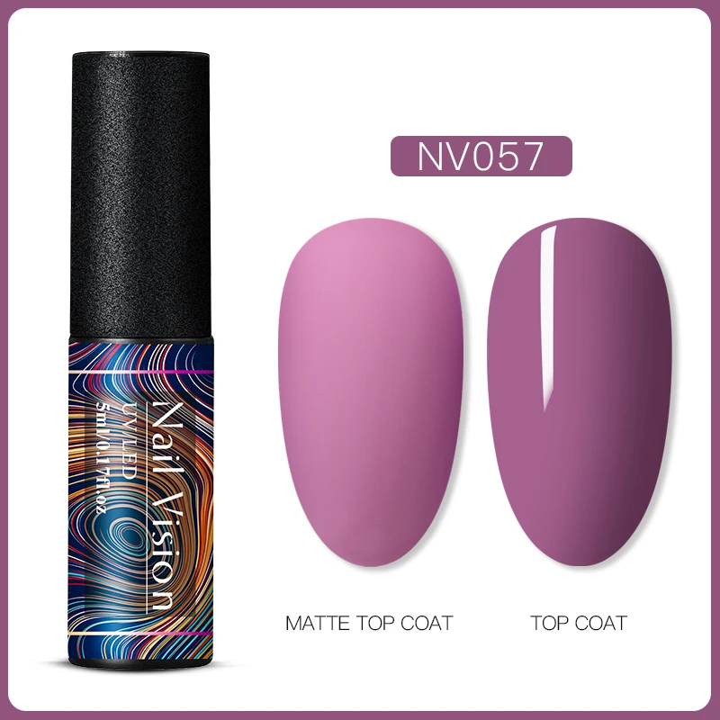 Nail Vision матовый цвет УФ-гель для ногтей 5 мл чистый цвет матовое покрытие требуется Сделай Сам Маникюр замочить от ногтей гель лак - Цвет: HHS06652