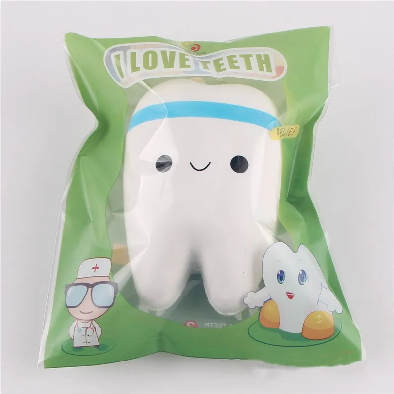 

Decompression Toys Simulation of Tooth Stress Relief Toy Cute Squishy Squeeze Toys Funny Gift for Friend Kids