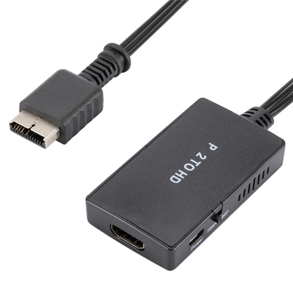 HDMI-Compatible Converter HD Audio Cable Splitter for PS2 Game Console Adapter Accessories with Video Sync Input 70*40*11mm | Электроника