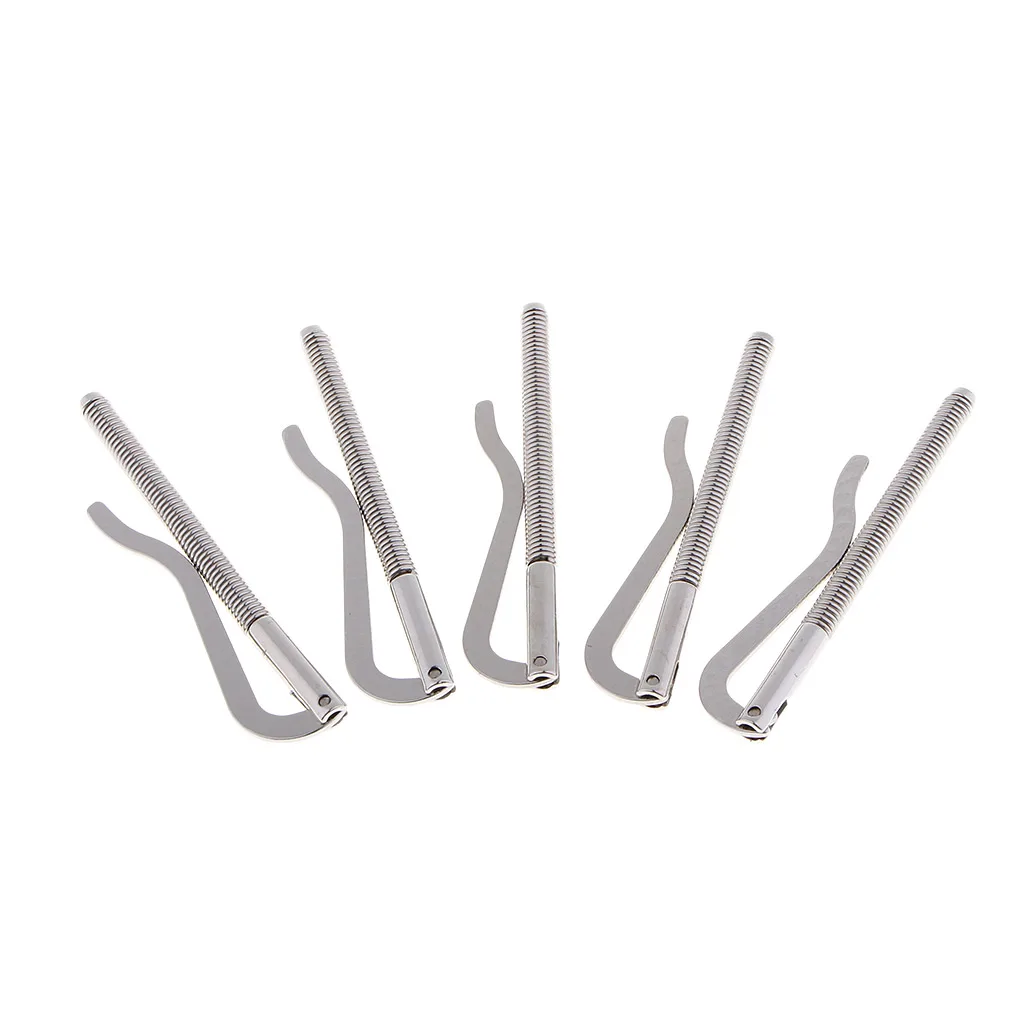 Зажим для денег серебристый металлический 5 шт. | Дом и сад