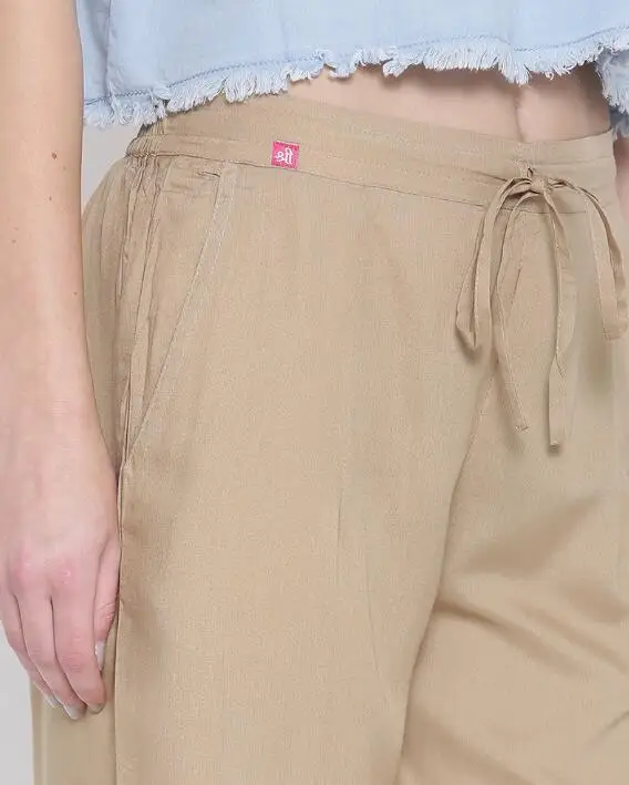 

Pre-sale 2020 New Spring Summer India Style Leisure Bottoms Woman Silk Cotton Comfortable Khaki Pants