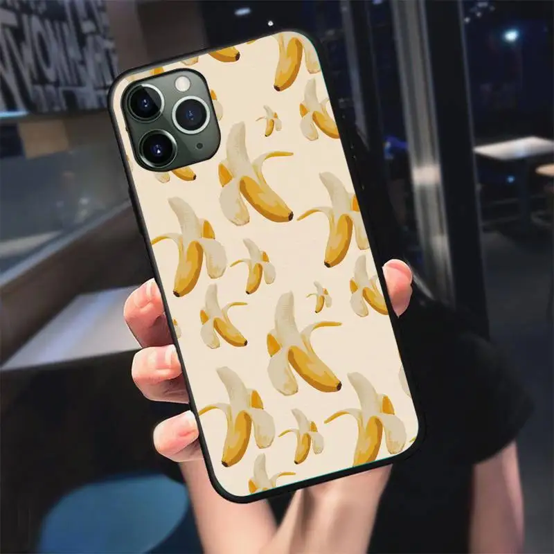 

Interesting fruit banana Phone Case For iphone 5s 6 7 8 11 12 plus xsmax xr pro mini se Cover Fundas Coque