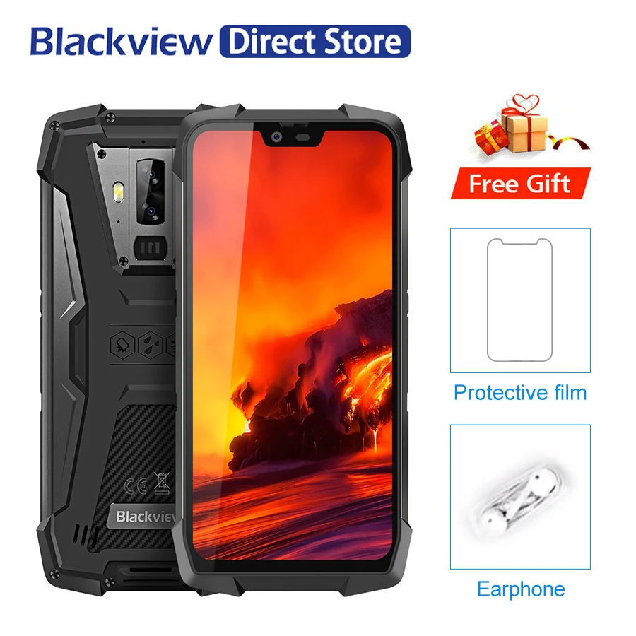 Blackview BV9700 Pro IP69 водонепроницаемый мобильный телефон Helio P70 6 ГБ+ 128 Гб 4380 мАч Android 9,0 двойная камера ночного видения смартфон
