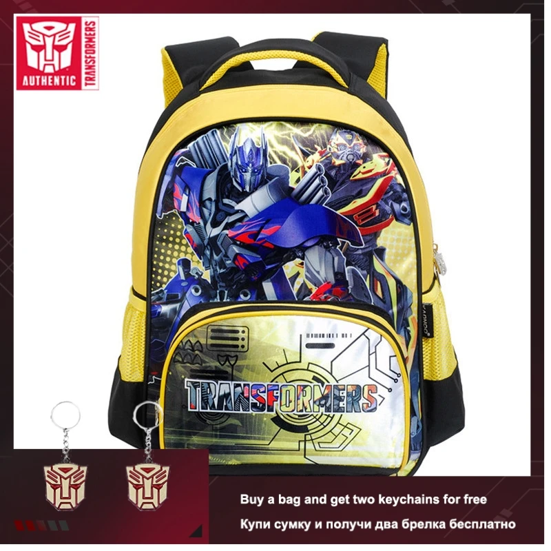 Новая детская школьная сумка Трансформеры с героями мультфильмов для детского