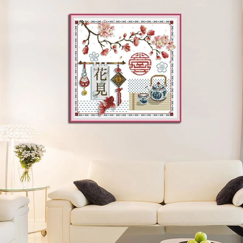 Вышивка крестиком Han национальная культура Сделай Сам набор рукоделия DMC 14CT11CT