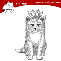 cat stamp transparent clear stamps for scrapbooking card making photo album silicone stamp diy decorative crafts