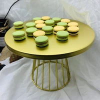 2pcs metal cake stand multipurpose serving tray round cookies cupcake dessert display plate pastry refreshment tray
