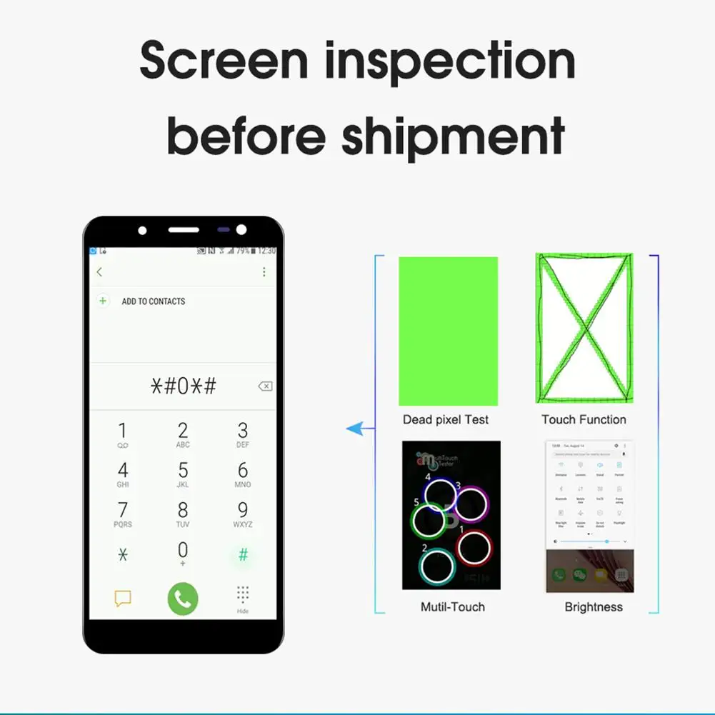 

AMOLED Display Touch Screen Digitizer for Samsung Galaxy A20 A205/DS A205F A205A Display Touch Digitizer Assembly Repair Parts