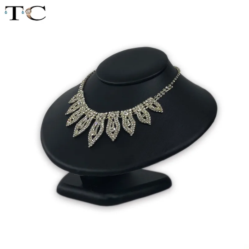 Новейший Вертикальный черный демонстрационный манекен для ювелирных изделий из