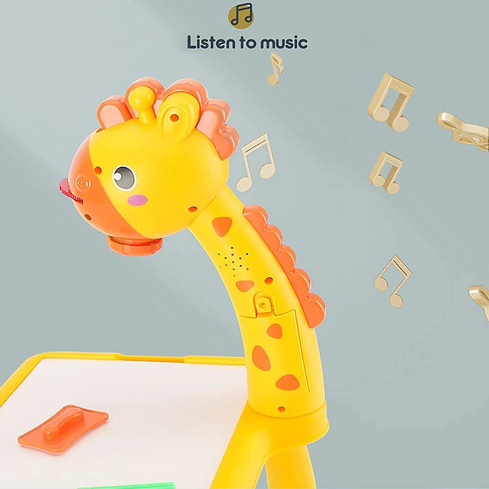 Детская игрушка для рисования мини светодиодный проектор стол игрушки доска