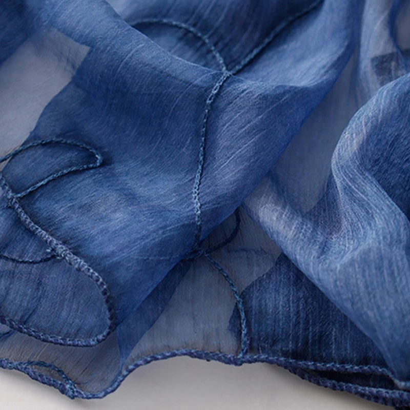 

New Brand Spring Winter Shawl Lady Pashmina Bandana Foulard Hijabs Female Women Scarf Embroider Fashion Long Scarves Faux Silk