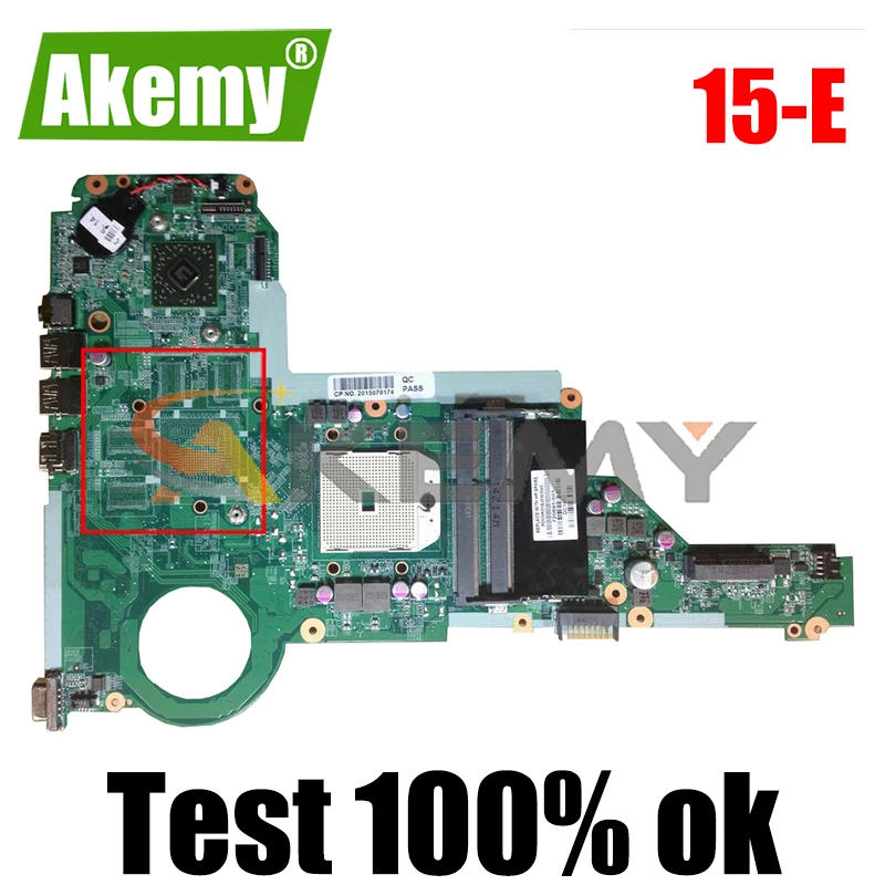 720691 501 601 для струйного принтера HP Pavilion 15 E материнская плата ноутбука DA0R75MB6C1 DDR3