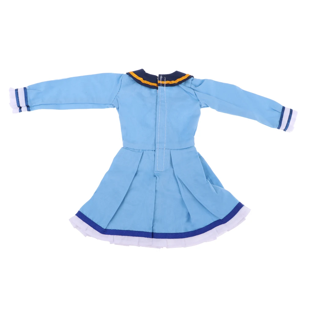 

1/3 BJD Dress College Style Uniform Skirt For Night Lolita Girl Dolls Blue