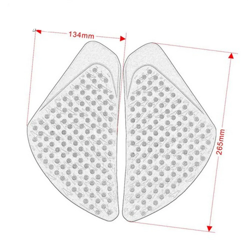 Прозрачный Противоскользящий протектор колена на бензобак для мотоцикла Honda CB1300