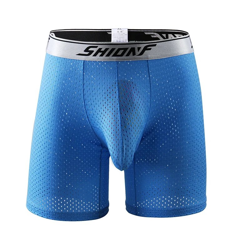 

Men sport boxer mesh male Running shorts Anti-sweat Absorption Quick Drying Men Sports trunks Fitness Gym Training boxer shorts