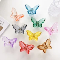 ruoshui woman jelly color transparents hair claws barrettes hairpins princess ornaments hair clips women hair accessories