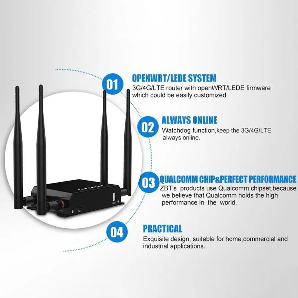 WE826-T 4g wifi router mobile wifi 4g lte router modem with sim card slot wifi repeater 2.4Ghz smart app manage