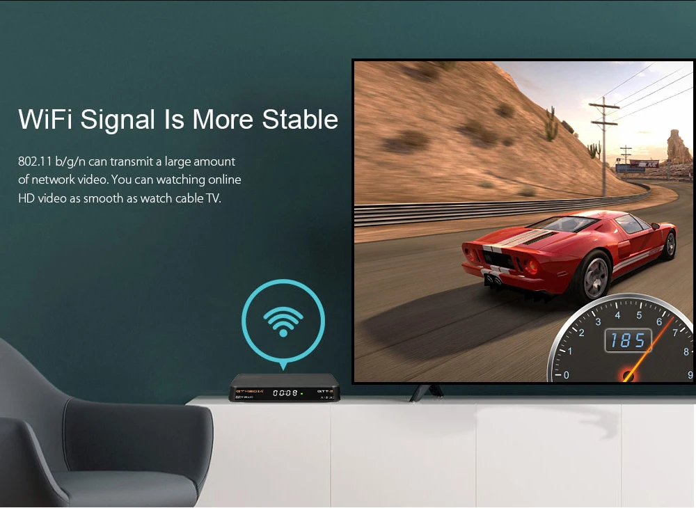 GTmedia GTT2 Android 6,0 Smart tv BOX Amlogic S905D 2G/8G телеприставка 4K HD H.265 2,4G Wifi медиаплеер ТВ приставка IP tv Youtube M3U