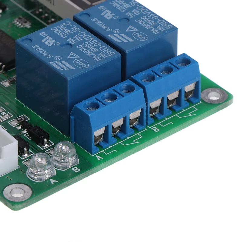 

5-24V 2-CH Digital LED Display Intelligent Temperature Controller with 2 probe