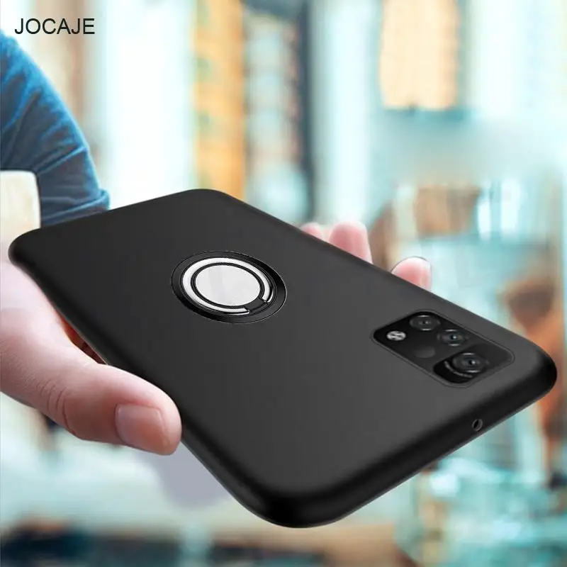 for umidigi a11 pro max phone case 2 in 1 ring magnetic holder with tempered glass protect film cover for umidigi a11 pro max free global shipping