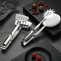 stainless steel bbq grilling tongs salad bread serving tong kitchen barbecue grilling cooking tong kitchen utensils accessories